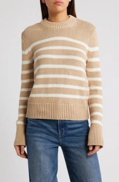 Rails Alise Stripe Cotton Crewneck Sweater
