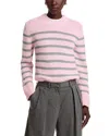 Rails Alise Stripe Sweater In Pink Heather Stripe