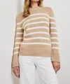 Rails Alise Stripe Cotton Crewneck Sweater In Multi