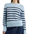 Rails Alise Stripe Cotton Crewneck Sweater In Multi