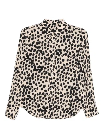 RAILS ALL-OVER LEOPARD PRINT SHIRT