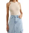 Rails Ally High Neck Tank Top In Ivory In Neutral