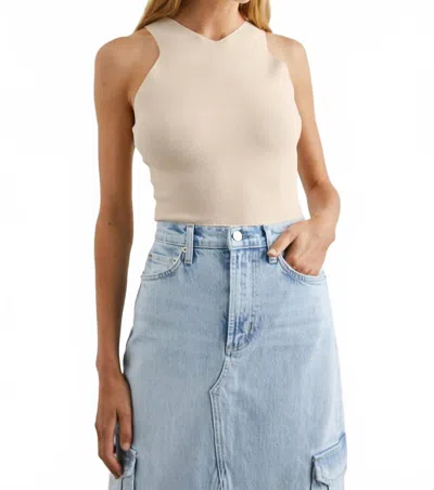 Rails Ally High Neck Tank Top In Ivory In Neutral