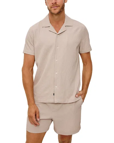 Rails Amalfi Khaki Check Seersucker Shirt In Neutral