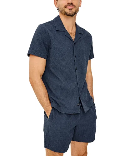 Rails Amalfi Relaxed Fit Shirt In Blue
