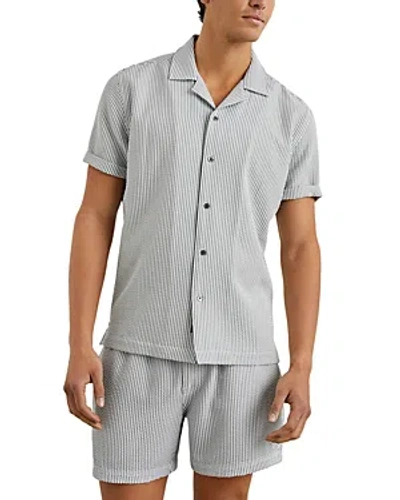 Rails Amalfi Seersucker Stripe Regular Fit Button Down Camp Shirt In Faded Seersucker