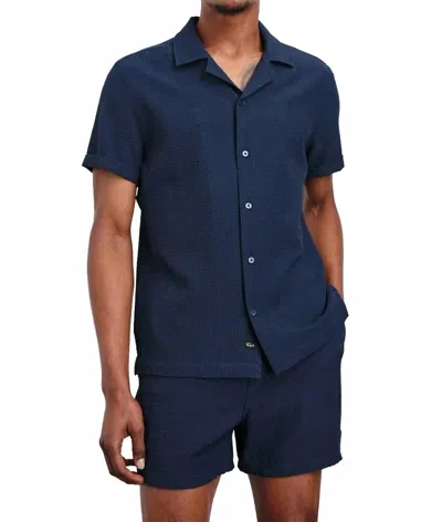 Rails Amalfi Shirt In Navy In Blue