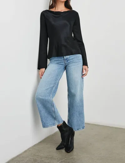 Rails Amari Boatneck Top In Black