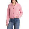 Rails Amber Wool-blend Cardigan In Heather Fuschia