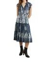 Rails Amellia Dress In Indigo Nile In Multi
