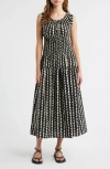 Rails Anastasia Shirred Sleeveless Maxi Dress In Neutral