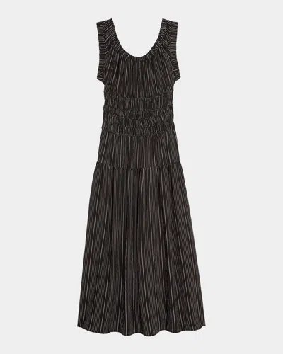 Rails Anastasia Striped A-line Maxi Dress In Black