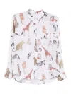 Rails Animal Motif Shirt In Multi
