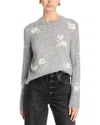 Rails Anise Floral Crewneck Sweater In Gray