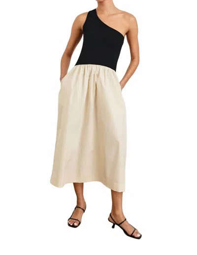 RAILS ANITA MIDI DRESS IN BLACK/IVORY