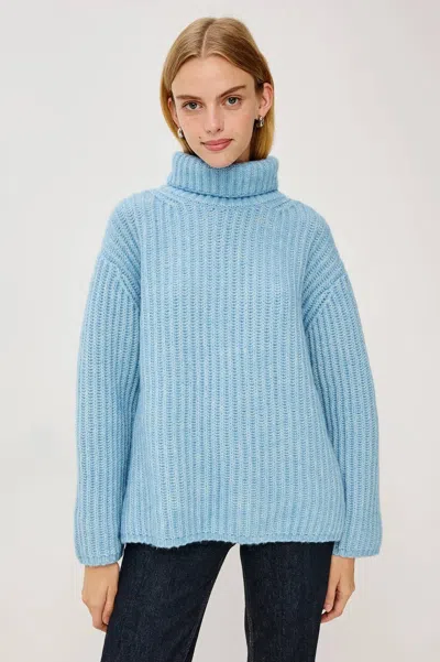 Rails Anja Knit Sweater In Light Blue