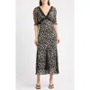 Rails Annmarie Dress Daisy Dot Combo In Black