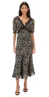Rails Annmarie Dress Daisy Dot Combo In Black