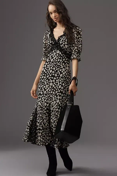 RAILS ANNMARIE SHORT-SLEEVE MIDI DRESS