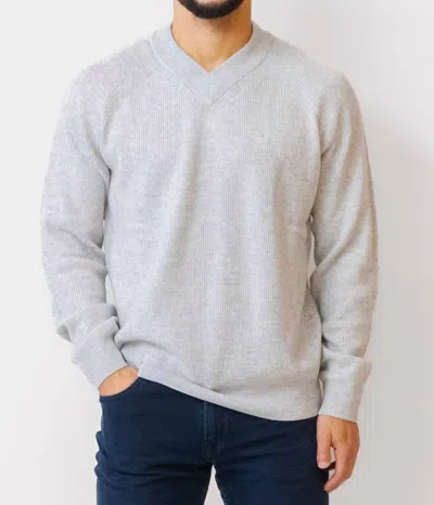 Rails Ansel V-neck Sweater In Grey In Gray