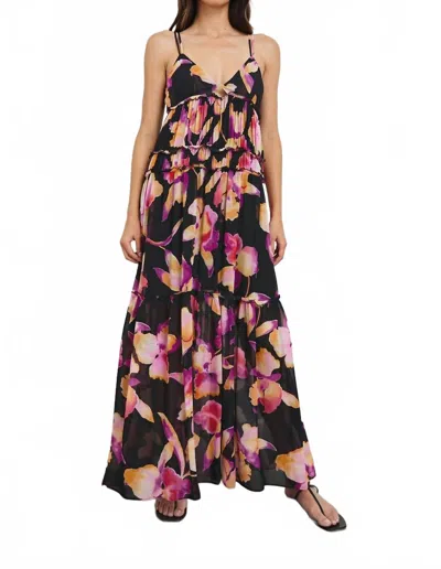 Rails Antonell Maxi Dress In Dusk Orchid In Black