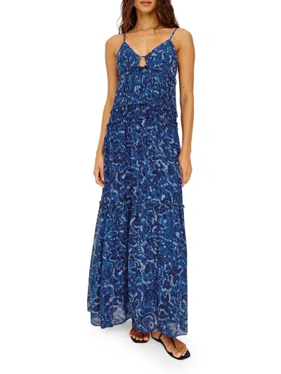 Rails Antonella Maxi Dress In Lisboa In Blue