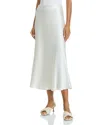Rails Berlin Satin Midi Skirt In Ivory
