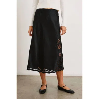 Rails Anya Skirt In Black Eyelet