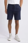 RAILS ARCHER FLAT FRONT COTTON & LINEN SHORTS