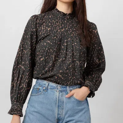 Rails Ariana Top In Savannah In Black