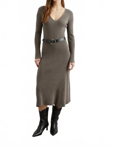 Rails Arlette Midi Dress In Hazelnut In Gray