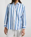 Rails Arlo Shirt In Rue Stripe In Multi