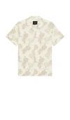Rails Atlas Pineapple Print Linen Blend Camp Shirt