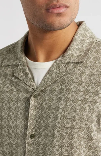 RAILS RAILS ATLAS LINEN BLEND CAMP SHIRT