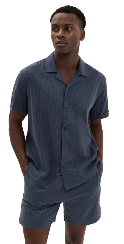 RAILS ATLAS SHIRT NAVY CEDAR VERTICAL