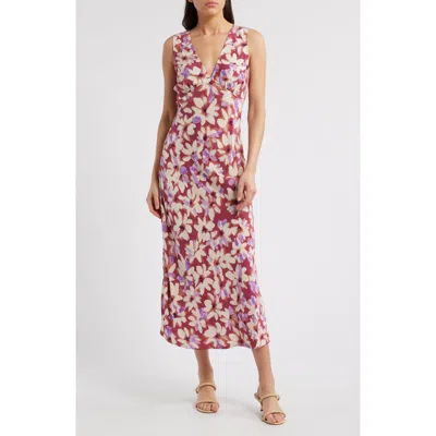 RAILS RAILS AUDRINA FLORAL PRINT MIDI DRESS