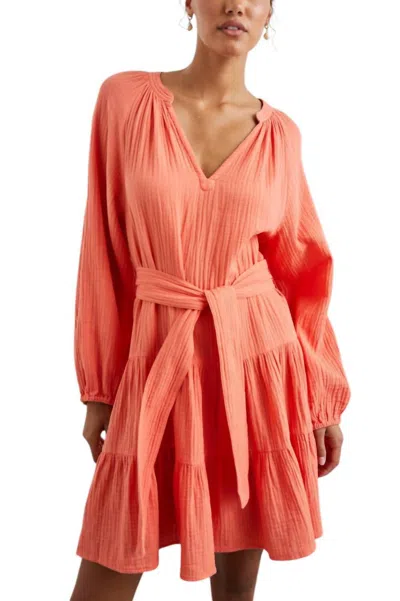 Rails Aureta Dress In Papaya In Orange