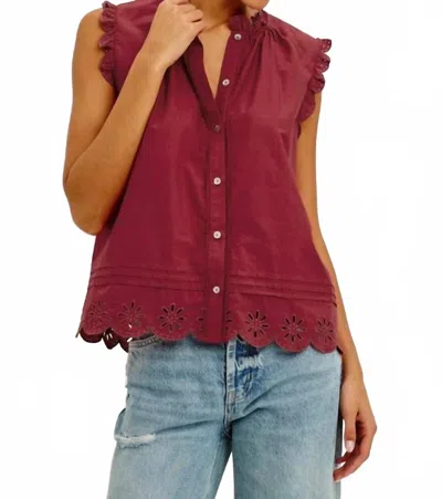 Rails Avery Sleeveless Top In Spice In Red