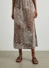 Rails Beech Midi Skirt In Swirls