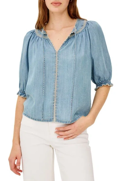 Rails Belina Chambray Top In Blue