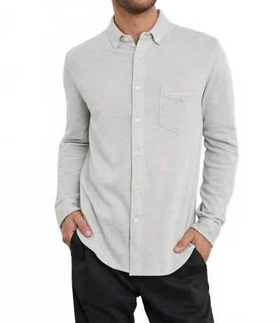 Rails Berkeley Long Sleeve Button-down Shirt In Light Grey In Gray