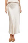 Rails Berlin Satin Midi Skirt In Neutral
