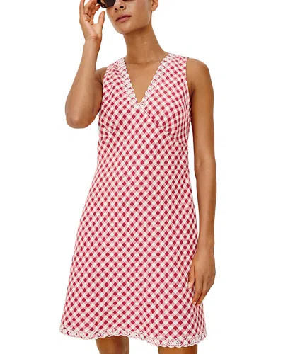 Rails Bex Linen Gingham Mini Dress In Multi