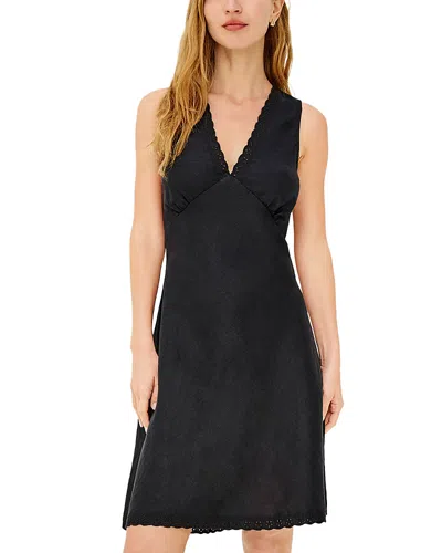 Rails Bex Linen Scalloped Mini Dress In Multi
