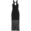 Rails Tamara Asymmetric Midi Dress In Black