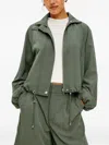 Rails Blake Drawstring-hem Jacket In Green