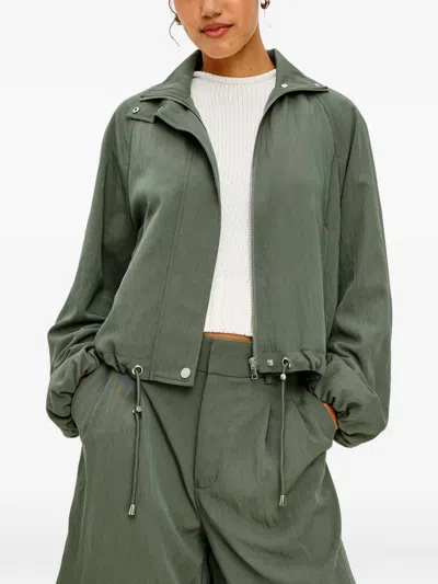 Rails Blake Drawstring-hem Jacket In Green