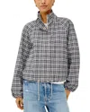 Rails Blake Stand Collar Drawstring Jacket In Blue