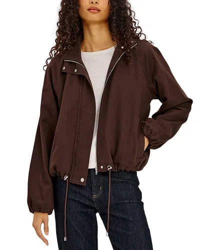 RAILS BLAKE STAND COLLAR DRAWSTRING JACKET