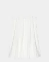 Rails Blanca Bubble Hem Cotton Blend Minidress In White